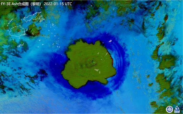 汤加火山喷发，是人类有记录以来观测